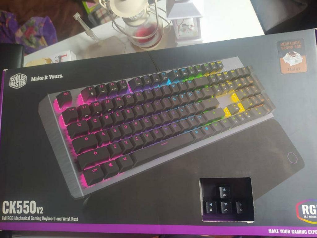 Coolermaster Cm Ck550 V2 Brown Switch Computers Tech Parts Accessories Computer Parts On Carousell