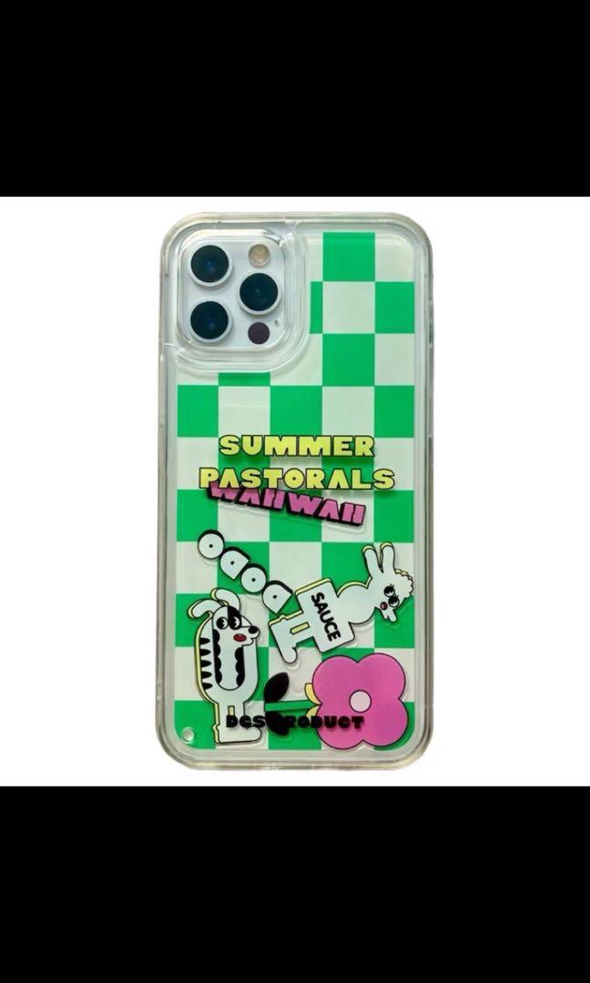 Dgs綠棋盤格花卉流動手機殼 手機平板 手機平板週邊在旋轉拍賣