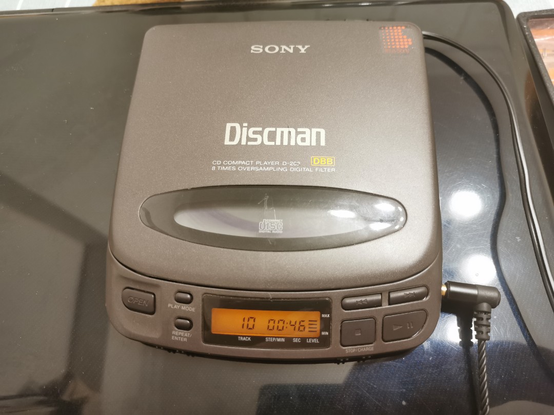 暫時唔出】經典罕見Discman Sony D-202 DBB版日本製, 音響器材, 可攜式