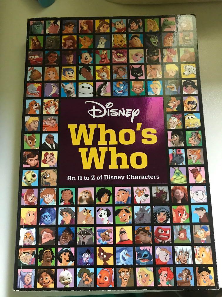 Disney Who S Who 興趣及遊戲 書本 文具 小朋友書 Carousell