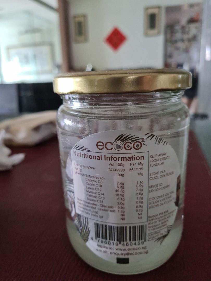 ecoco extra virgin coconut oil, Food & Drinks, Spice & Seasoning on Carousell