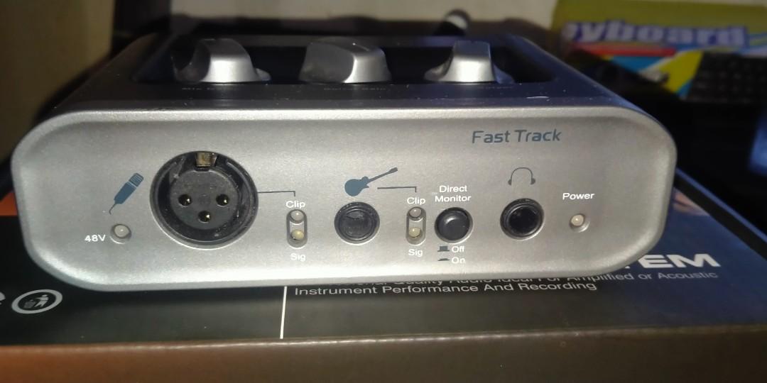 Fast Track M-Audio Interface, Audio, Other Audio Equipment on Carousell
