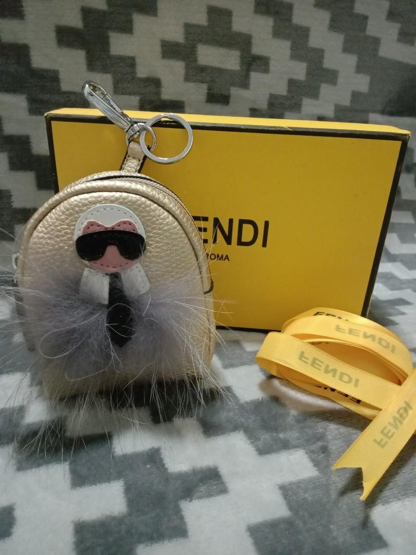 fendi keychain pouch