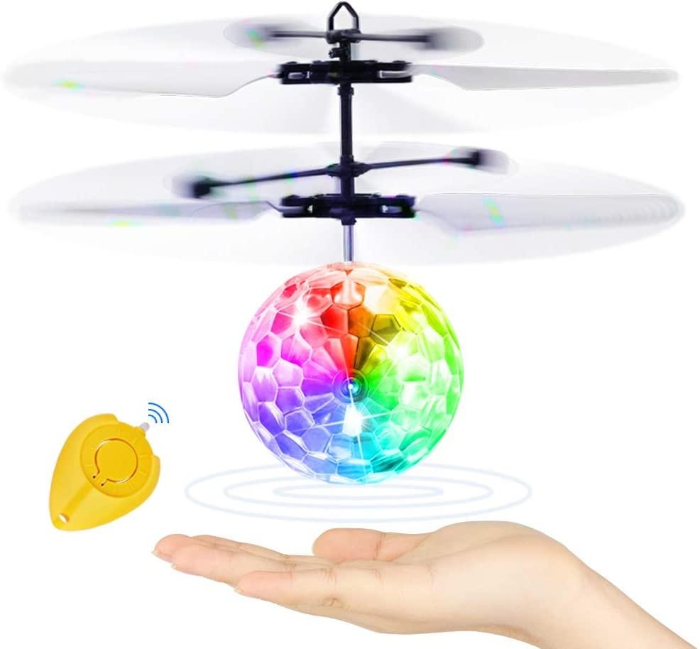 Flying Ball Glowing Flying Toys Gifts For Kids Boys And Girls, Indoor Mini  Drone Hand Control Helicopter, Rechargeable Glowing Ball Infrared Induction