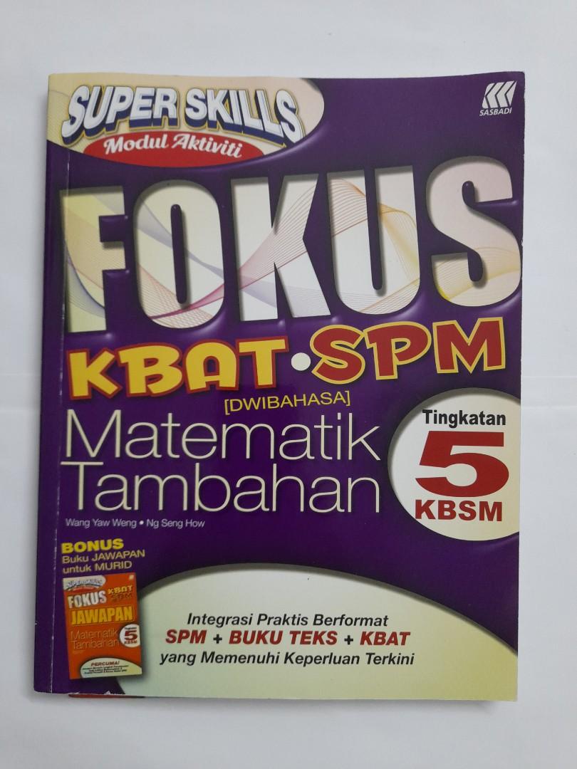 Fokus Kbat Spm Matematik Tambahan Hobbies Toys Books Magazines Textbooks On Carousell