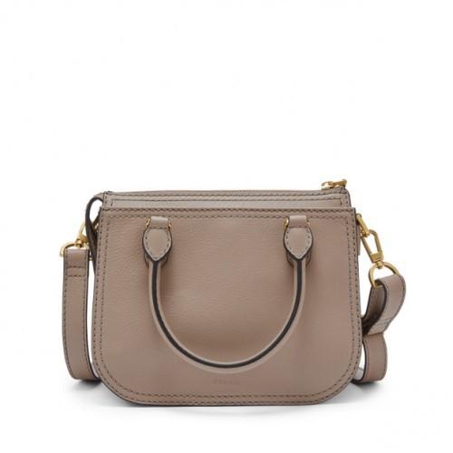 Fossil ryder mini satchel light taupe store