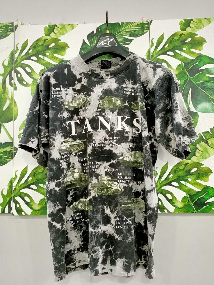 Vintage Tie Dye Full Print Shirt Men S Fashion Clothes Tops On Carousell