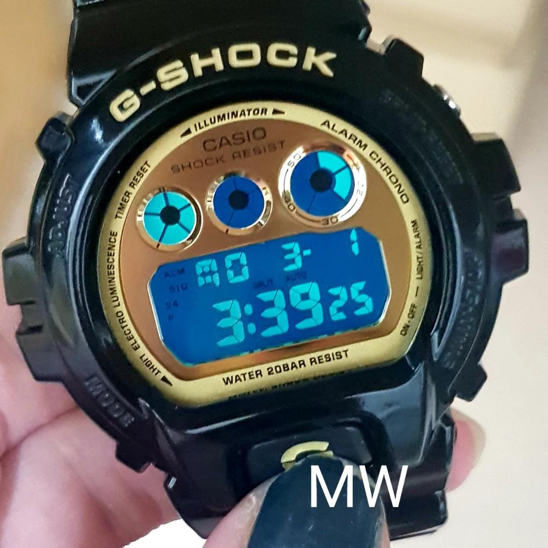 G shock top dw 6900 black