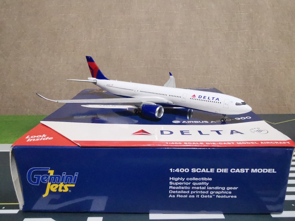 Gemini Jets 1:400 Delta Air Lines 達美航空A330-900 (N401DZ) 飛機 