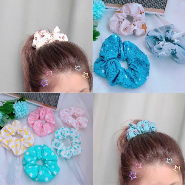 Getah Rambut Korean Girl Fashion Satin Sanggul Hairband Health Beauty Hair Care On Carousell