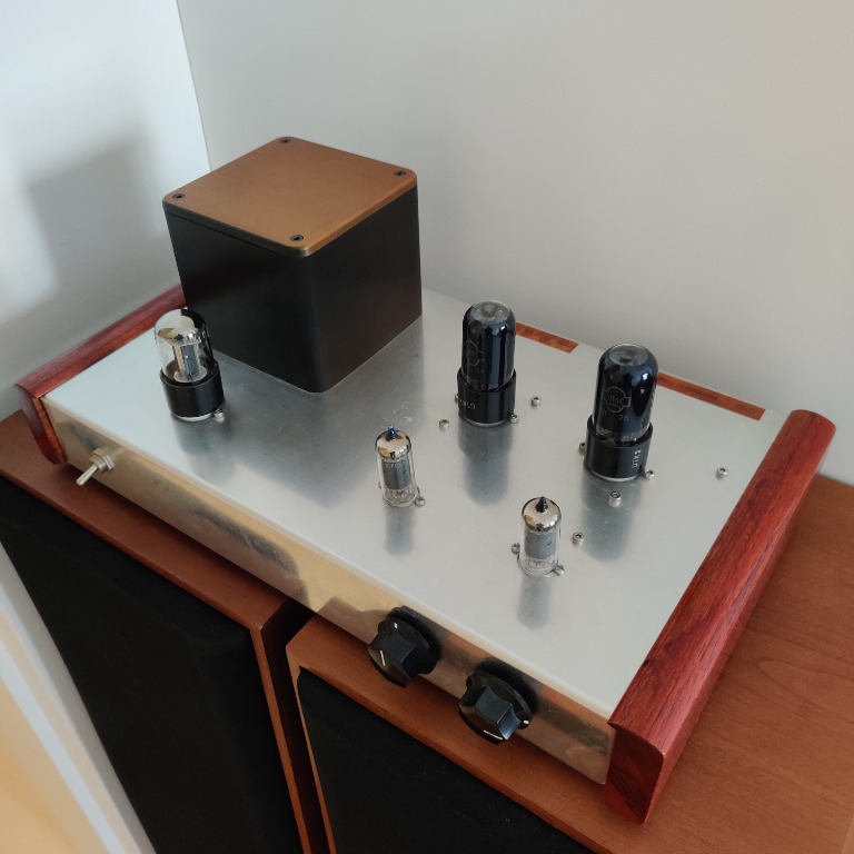 Handmade pre amplifier with Klipsch floorstanding, Audio, Soundbars