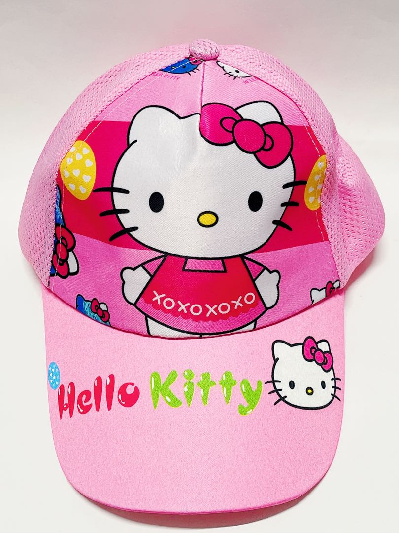 Hello Kitty Cap Pink Cap Sanrio Cap 