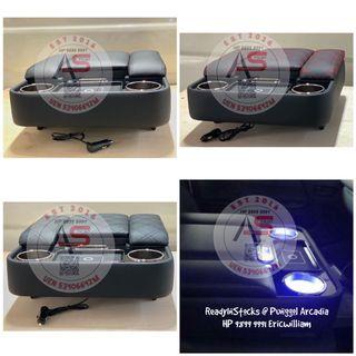 Hiace Accessories - Parts Arm Rest Console c/w LED Light / ReadyInstocks @ Punggol Arcadia @ T-Space