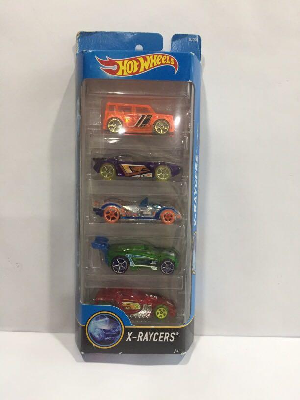 HotWheels collectibles original from US (Category: Vehicle & Diecast Models) located in Pasay City. Submitted by redgiftshop (Listing ID 1100484572, Image 1). Description: X-RAYCERS 5 packs includes: Scion xB, Nerve Hammer, Hi- Tech Missile, Paradigm Shift, Burl-Esque direct bought in US product code: CL.