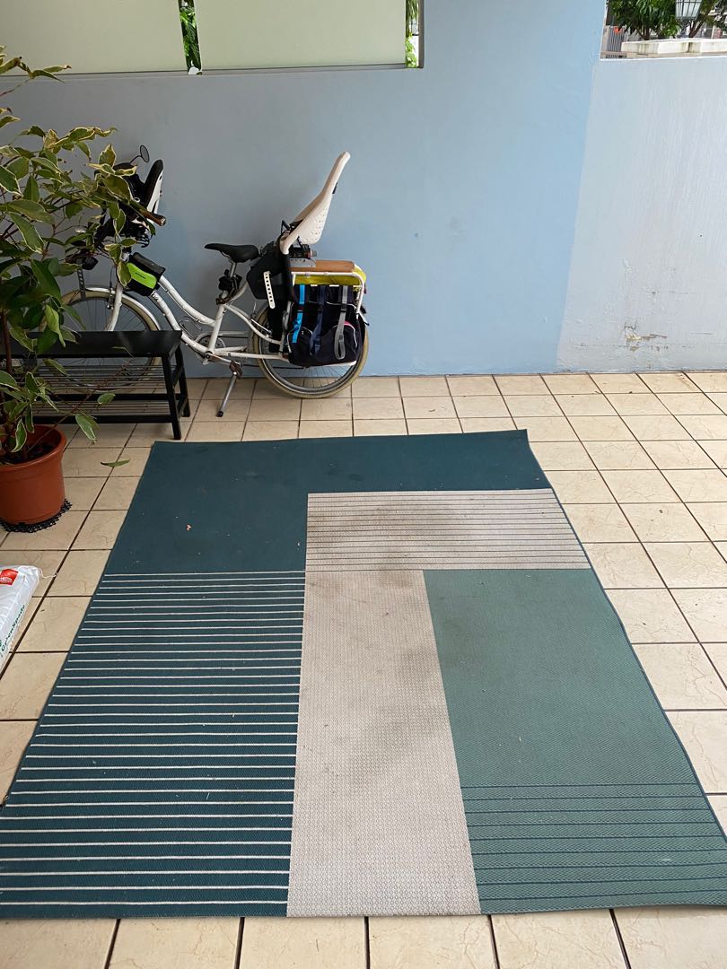 IKEA outdoor rug, Furniture & Home Living, Home Decor, Carpets, Mats