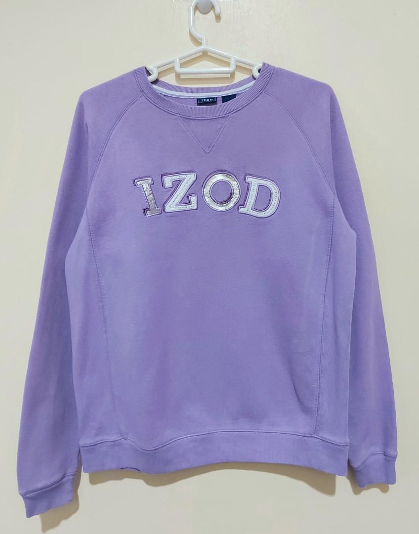 IZOD Soft Lilac Baggy Sweatshirt Women s Fashion Tops Blouses