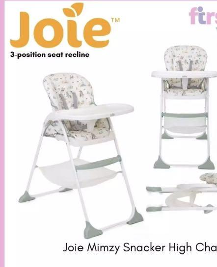 Joie Mimzy Snacker 2 in 1 High Chair Babies Kids Nursing