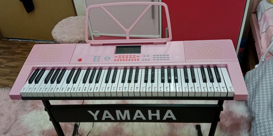 Keyboard piano Morrison M611 Pink FREE STANDEE Hobbies Toys