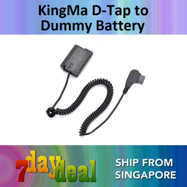 KingMa D-TAP to Dummy Battery (Fully Decoded For Blackmagic BMPCC