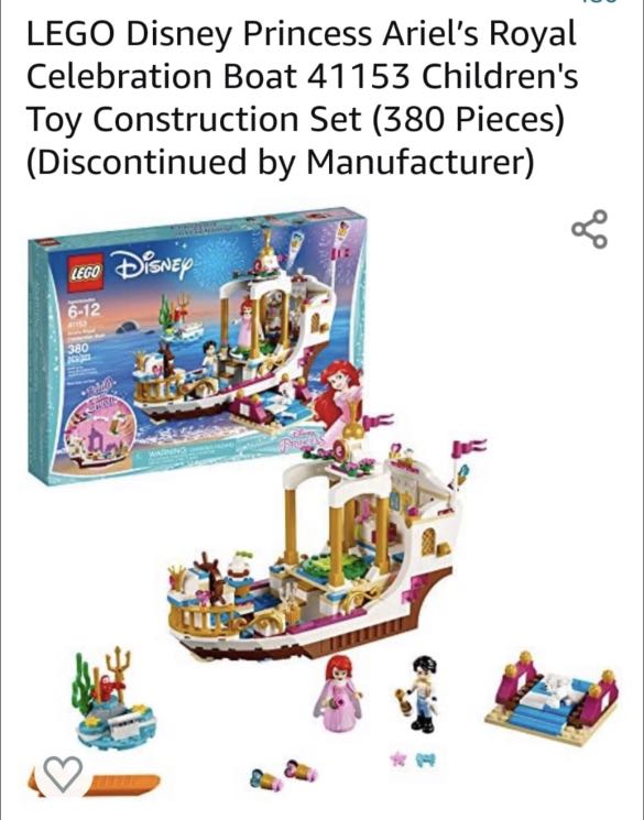 Lego Princess Ariel s Royal Celebration Boat Hobbies Toys Toys