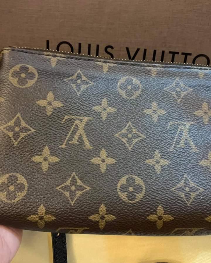L.V. Monogram Canvas Pallas Clutch 2WAY Shoulder Bag, Luxury, Bags &  Wallets on Carousell