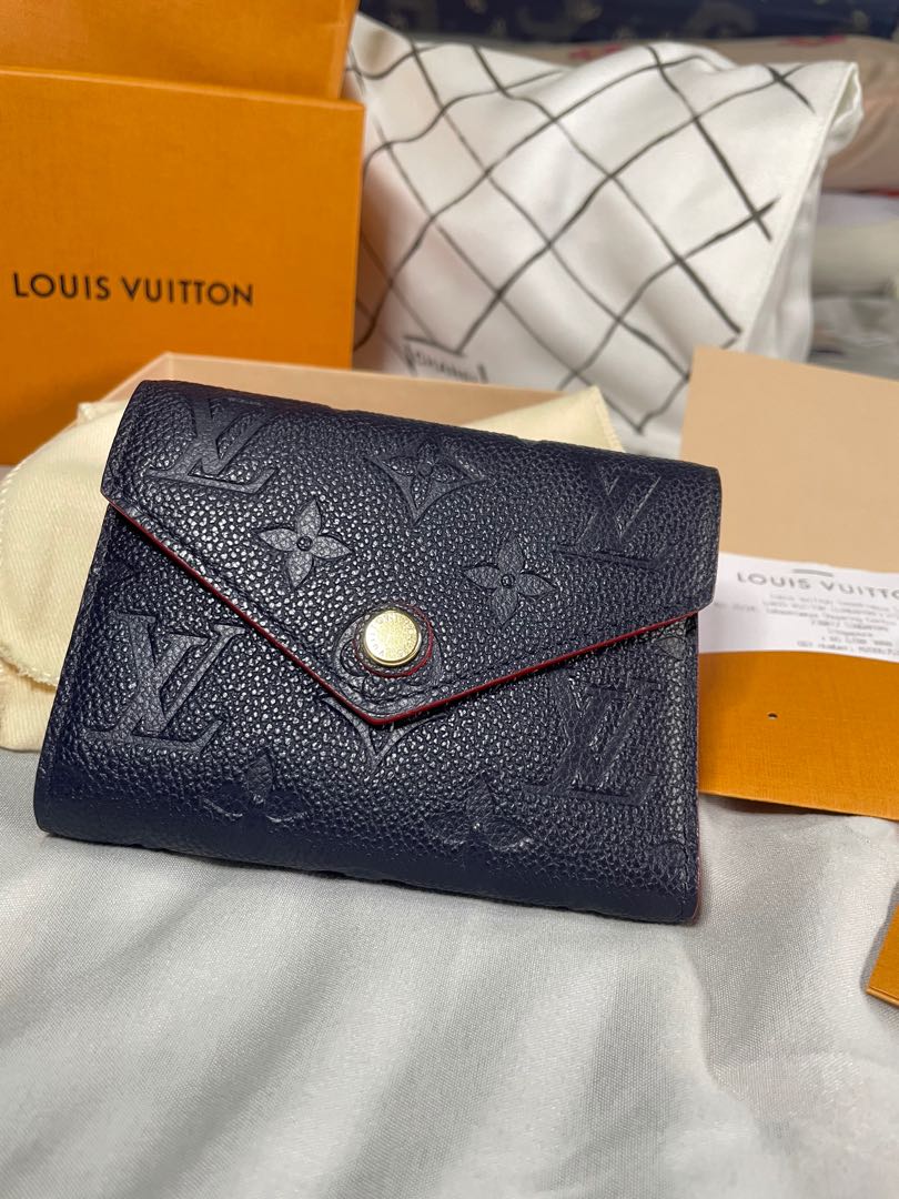 Louis Vuitton Marine Rogue Empreinte Monogram Leather Victorine Wallet