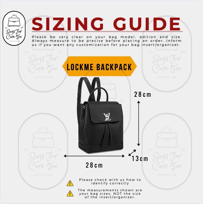 Bag Organizer for Louis Vuitton Oxford LockMe (Set of 2)