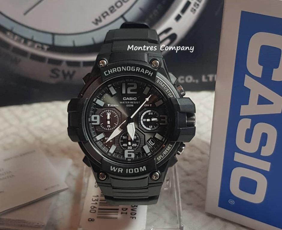 Montres Company香港註冊公司(30年老店) 卡西歐CASIO 黑色MCW100