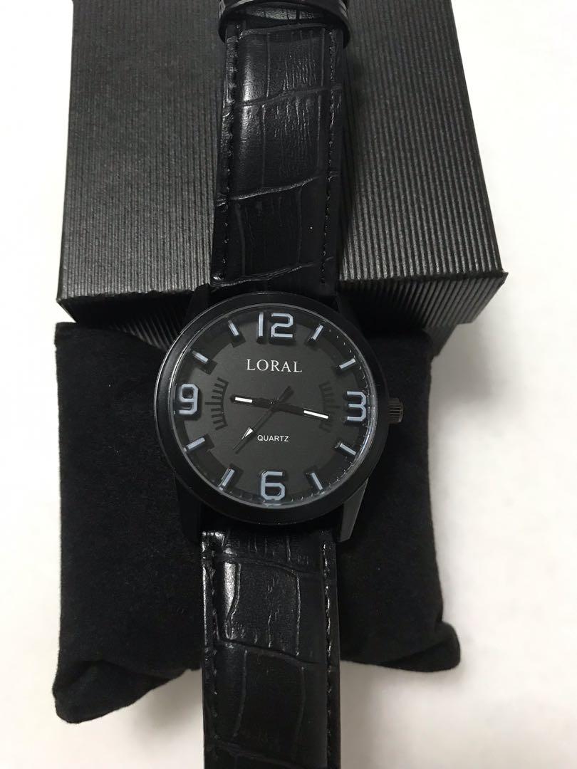 Genuine leather clearance watch price