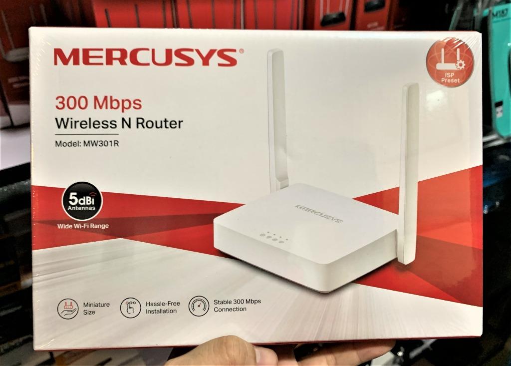 Mercusys Mw301r 300mbps Wireless N Router Two 5dbi Antennas Wifi Router Computers Tech Parts Accessories Networking On Carousell