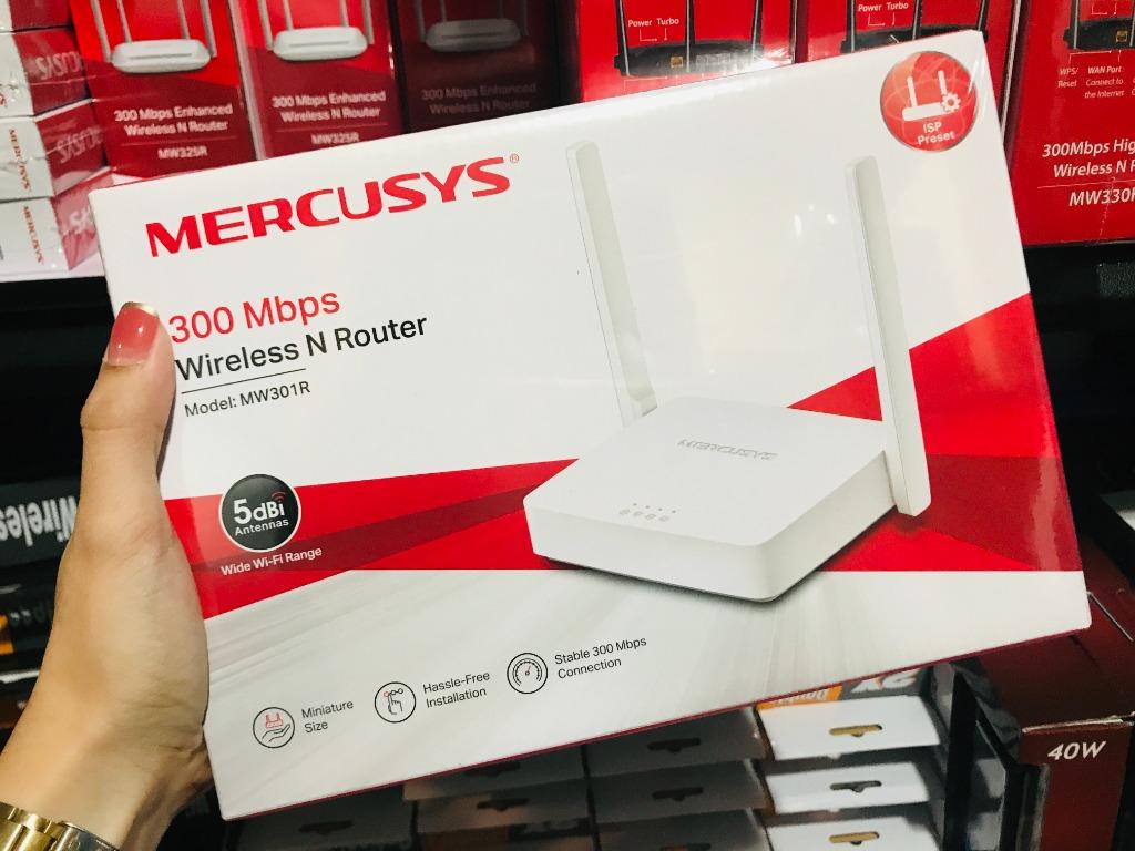 Mercusys Mw301r 300mbps Wireless N Router Two 5dbi Antennas Wifi Router Computers Tech Parts Accessories Networking On Carousell