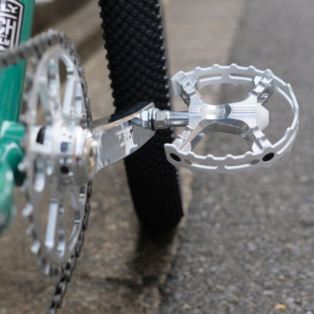 MKS XC3 Bear Trap pedals (Silver), Sports Equipment, Bicycles & Parts