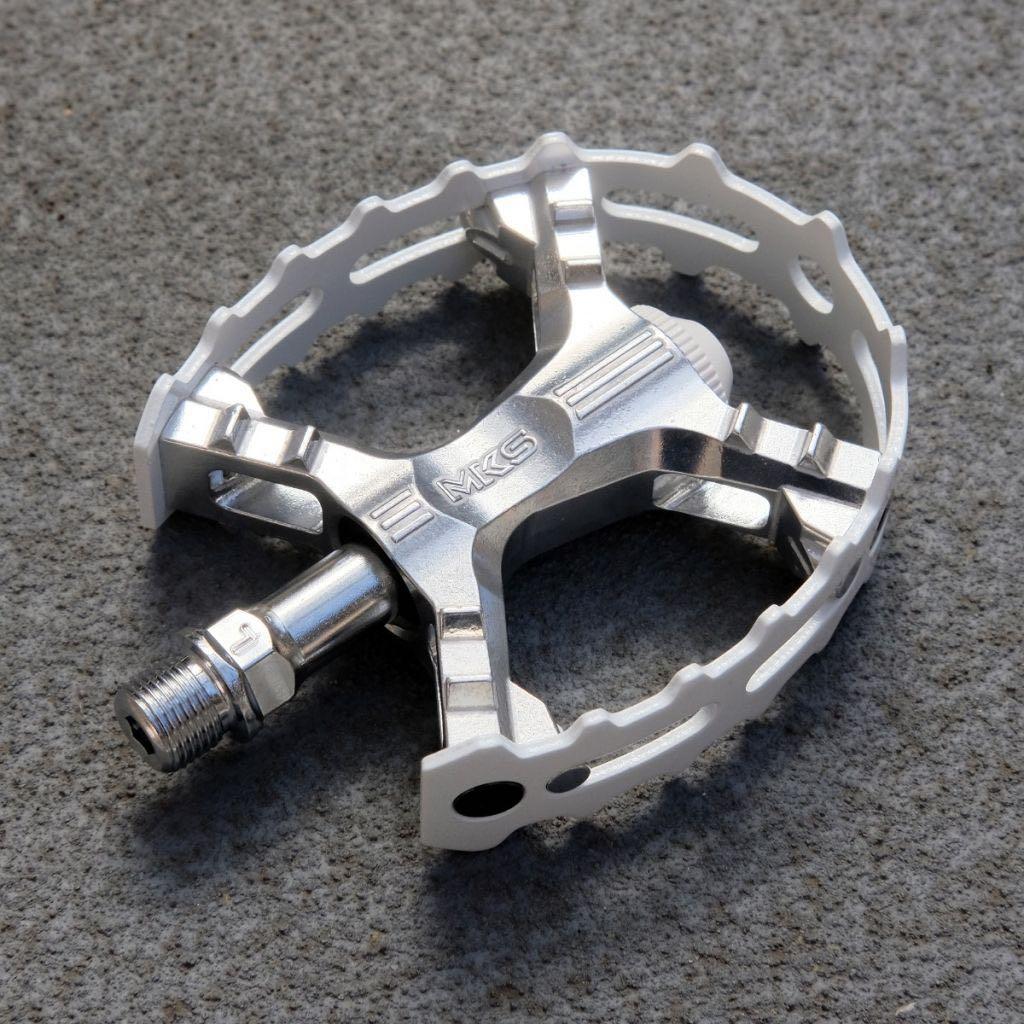 MKS XC3 Bear Trap pedals (Silver), Sports Equipment, Bicycles & Parts