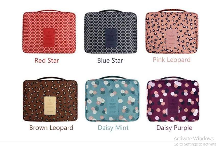 Multi pouch travel organizer, Furniture & Home Living, Home Improvement