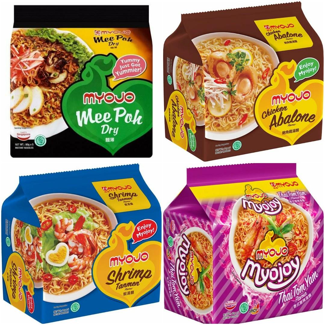 Myojo Instant Noodles Mee Poh Dry Chicken Abalone Shrimp Tanmen Thai Tom Yum Food Drinks Packaged Instant Food On Carousell