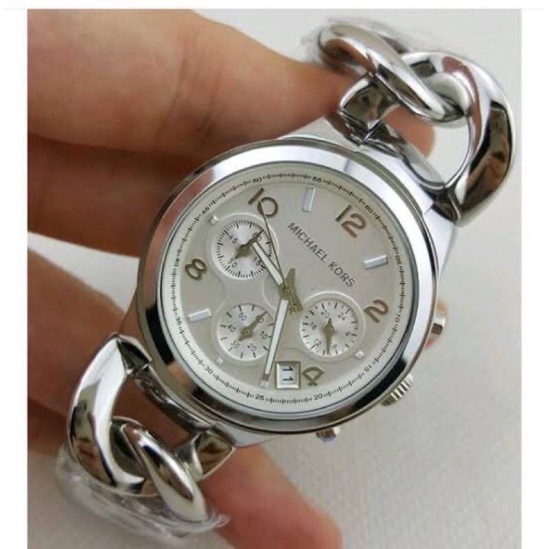 Original 100% Michael Kors Watch Women Silver MK3149, Fesyen