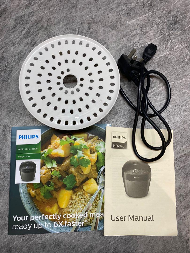 Philips hd2145 recipe book online