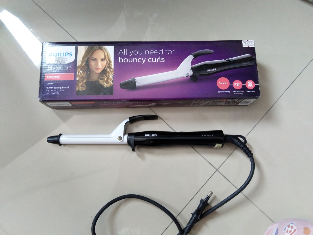 Philips Hair Curler 16mm BHB862, Beauty & Personal Care, Hair on Carousell