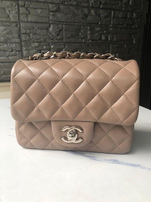 Rare Chanel Caviar Mini Square Flap – SFN