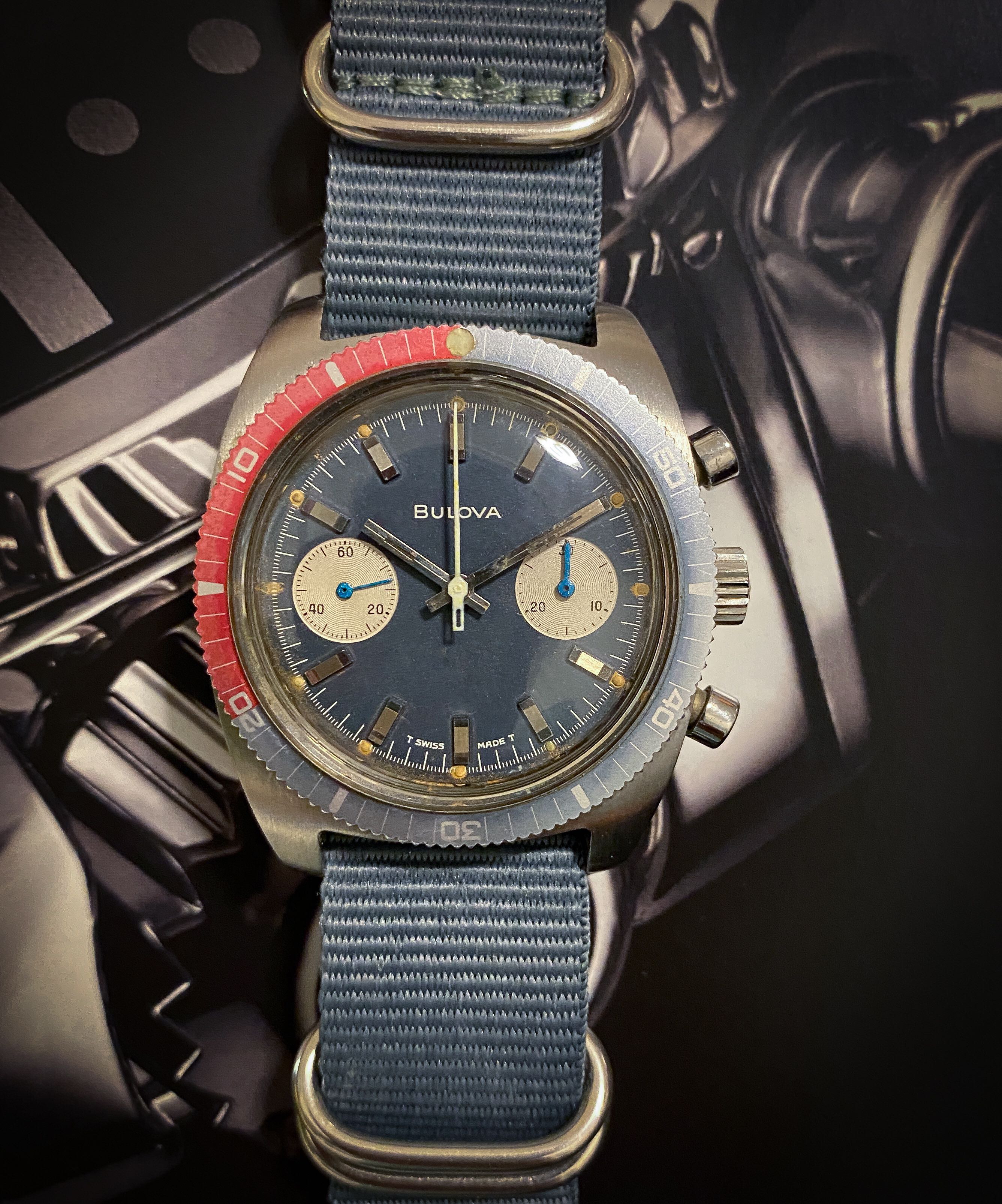 Vintage best sale bulova chronograph