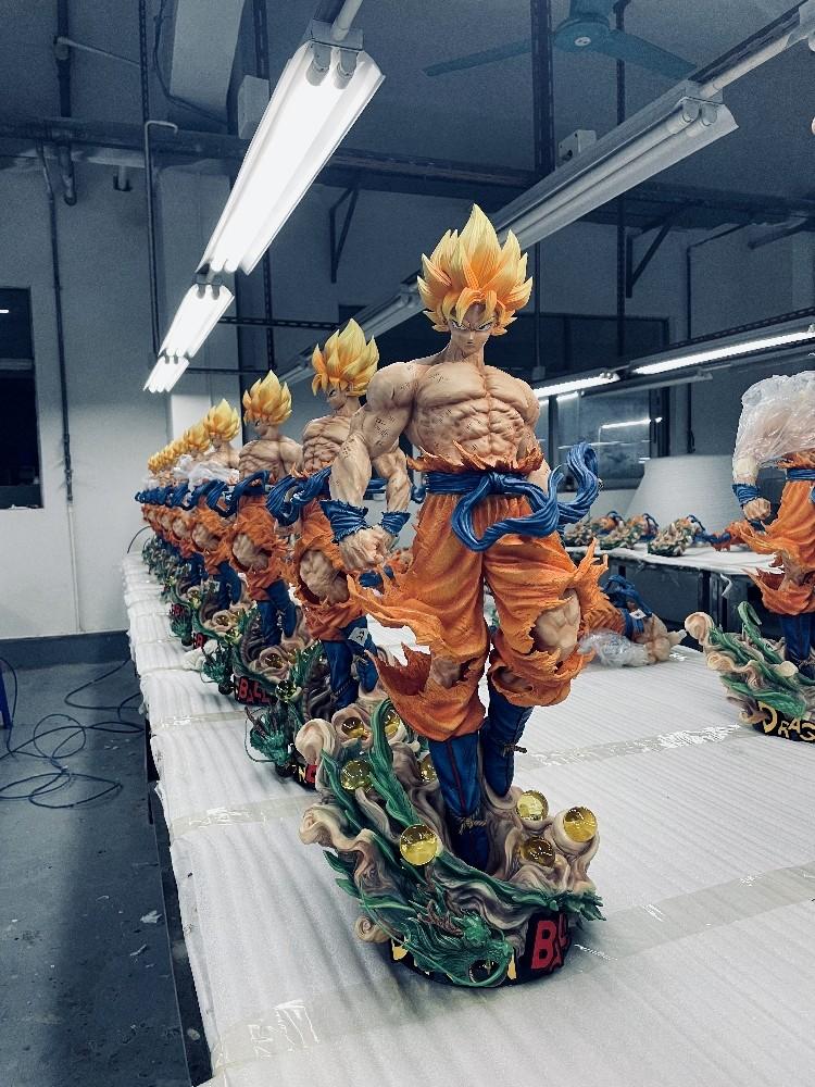 CW Dragon Ball Z Movie 1/1 Huge Super Saiyan Son Goku 98in Garage Kits  Statue