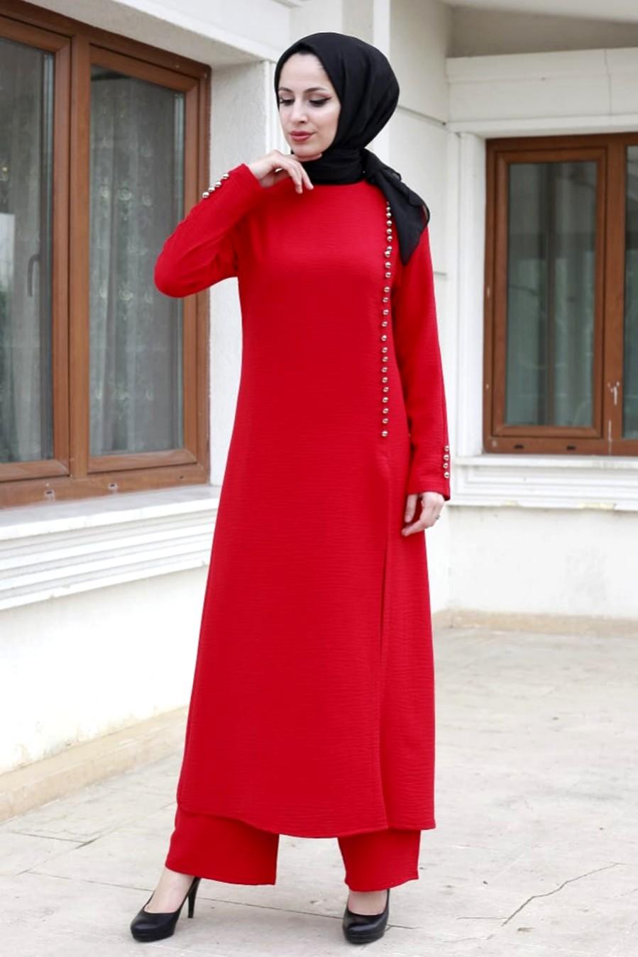 Tunic pantsuit clearance