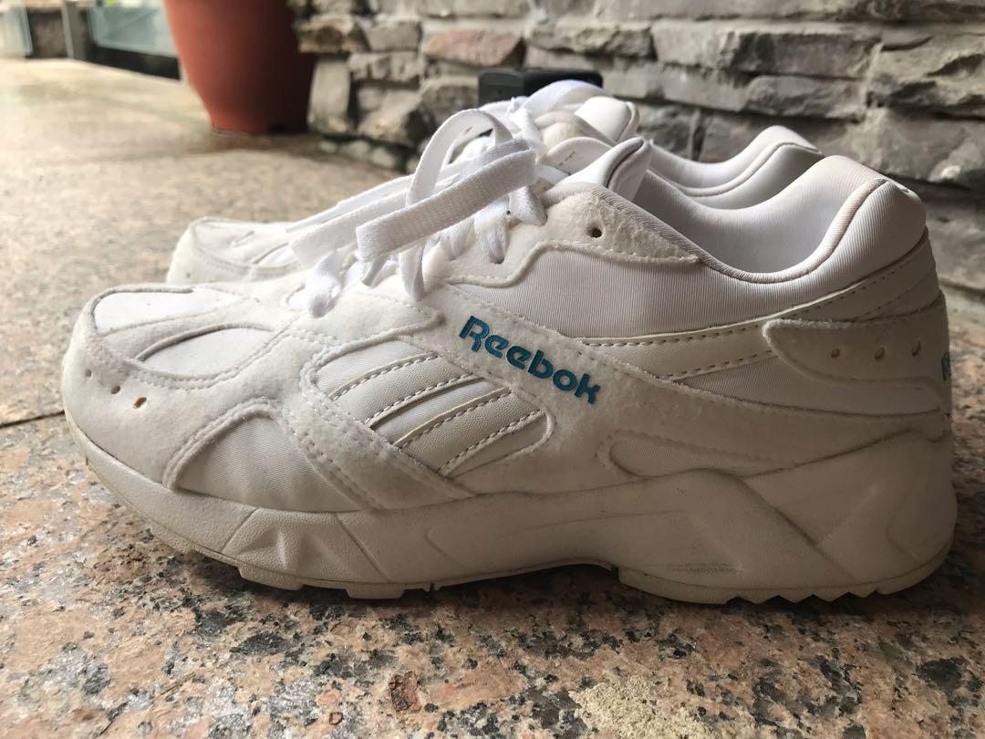Reebok aztrek trainers clearance white