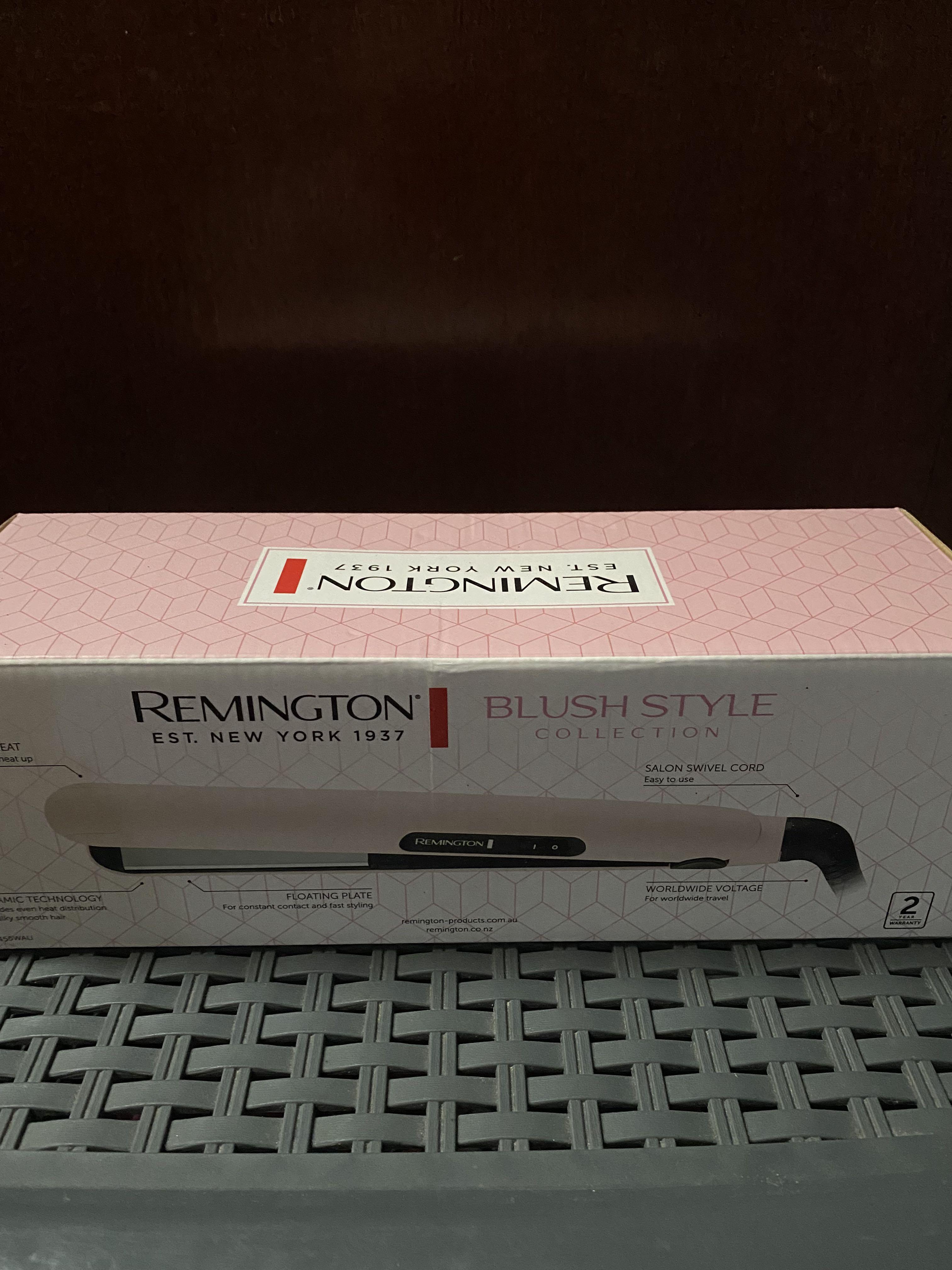 Remington blush dual voltage ceramic hair straightener s1455wau Clearance