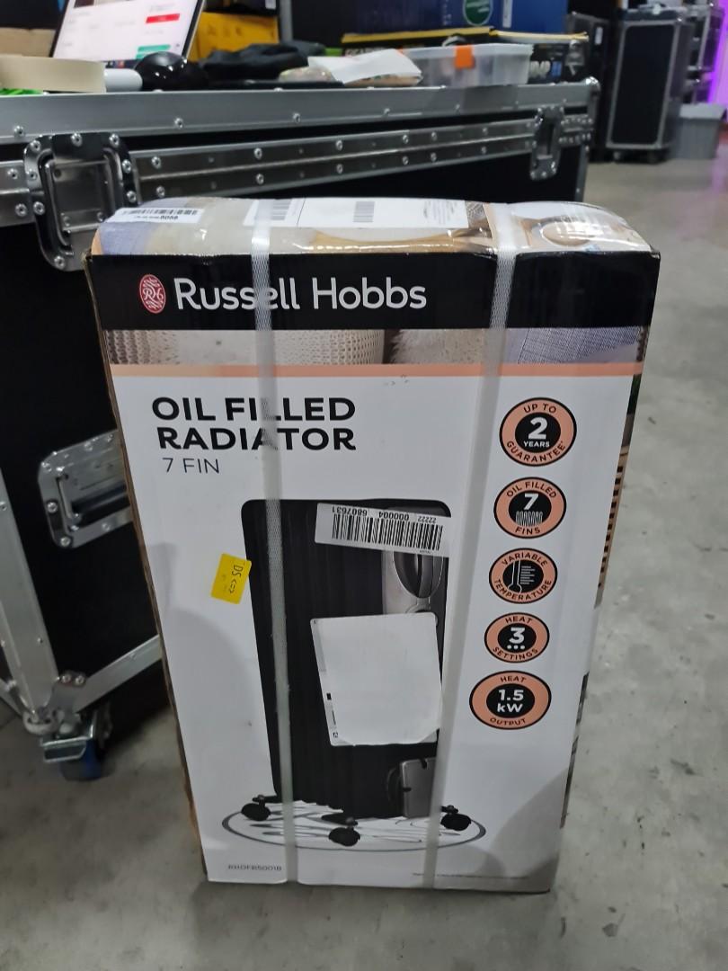 Russell Hobbs 7fin 1.5kw Oil Filled Radiator Heater 1500w, Everything Else  on Carousell