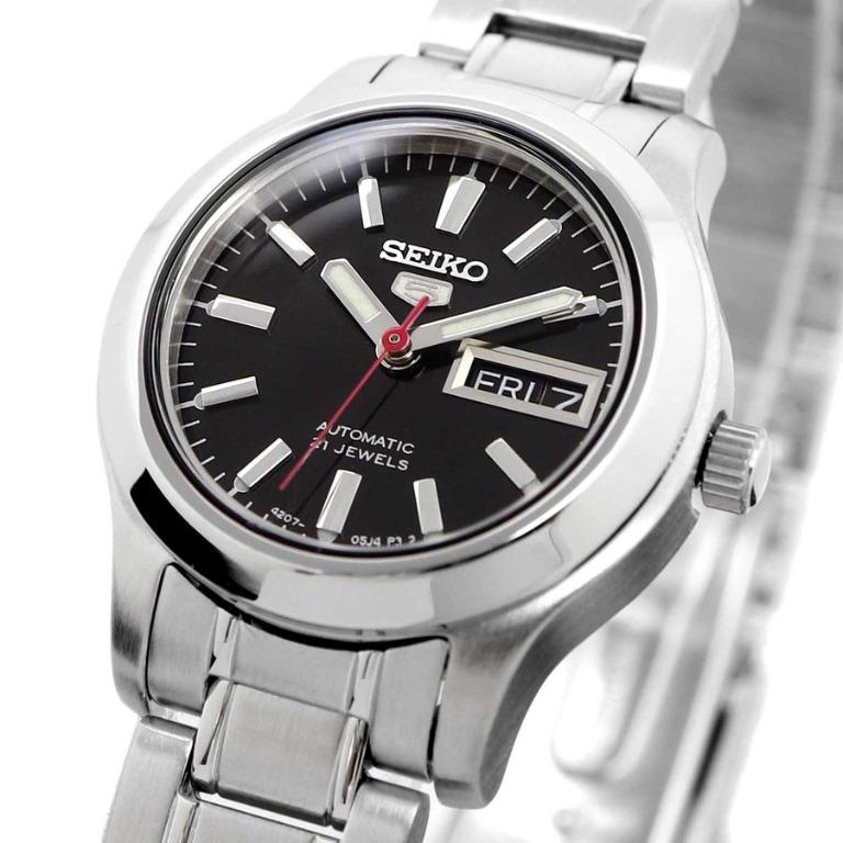 SEIKO 5 AUTOMATIC SILVER STAINLESS STEEL BAND WATCH SYMD95K1 Genuine Seiko Watch w Warranty