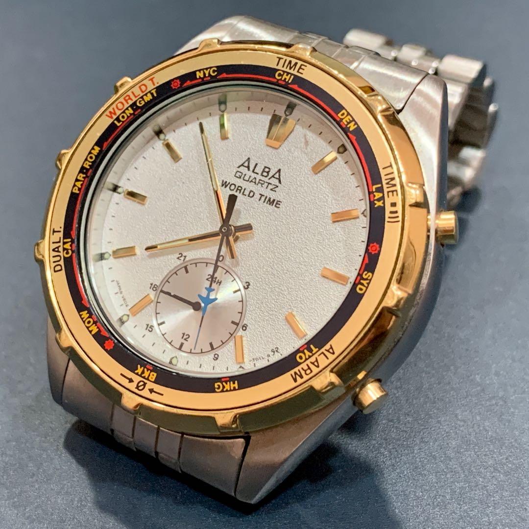 SEIKO ALBA WORLD TIME