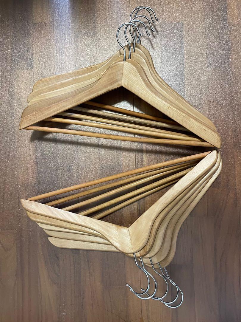 Set of 20 wooden hangers (IKEA Bumerang), Furniture & Home Living, Home