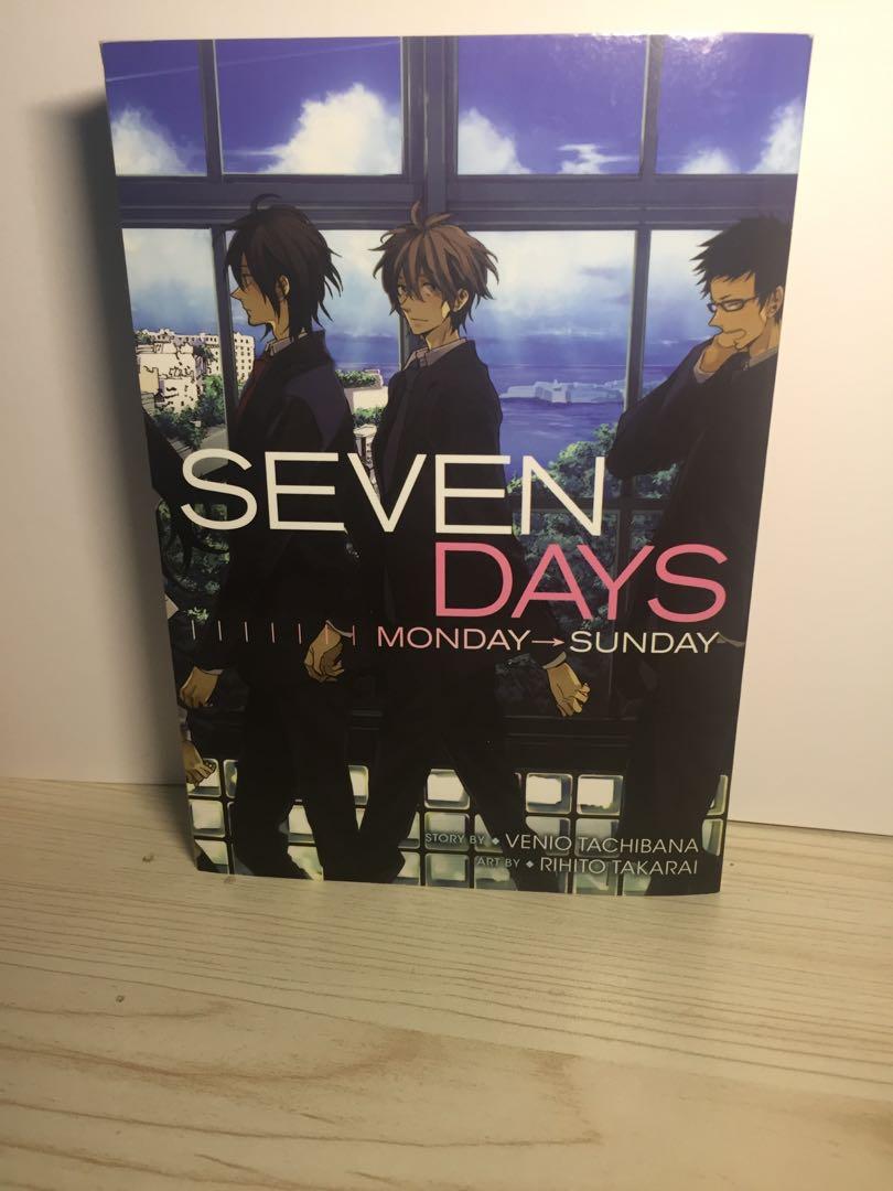 Seven Days Manga Bl English Manga Pre Loved Manga Komik Sublime Hobbies Toys Collectibles Memorabilia J Pop On Carousell