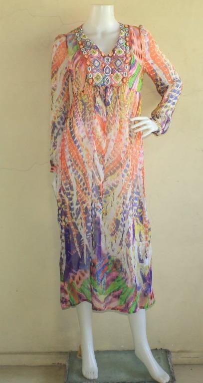 SHEEV (Moroccan Designer) Beaded Kaftan Designer Dress (Category: Dresses) located in Iloilo. Submitted by maelenalegario (Listing ID 1100498982, Image 1). Description: -Excellent Used Condition -Fits: XS -Small frames ***FINAL PRICE, NO MORE HAGGLING All items I sell are either Branded or Designer items only. I don't sell replicas unless mentioned....Guaranteed all of my stuff are of high quality, stylish and in excellent (most are like new) con